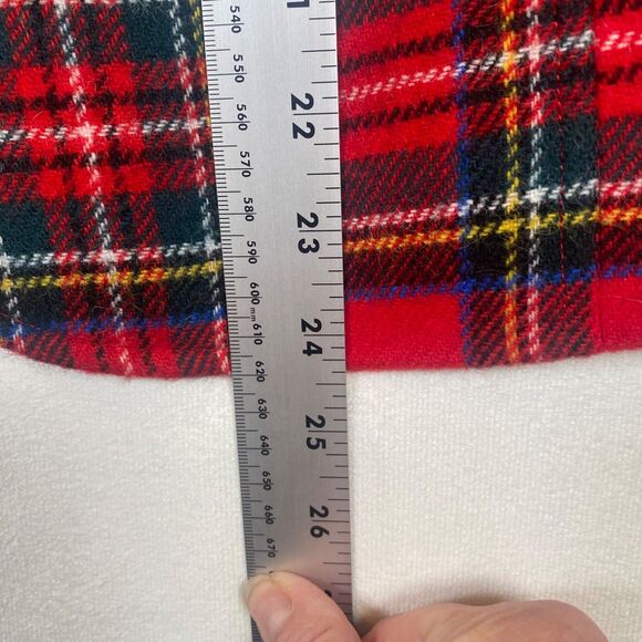 Talbots Petite Women’s Size 6 Blazer Jacket Red Plaid Tartan Wool Blend Classic - Picture 10 of 11